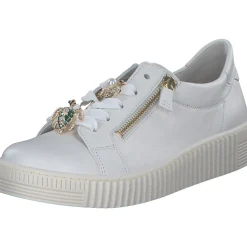 Gabor 63.339, Schnürschuhe, Damen, Weiß Beige