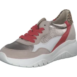 Gabor 63.451, Schnürschuhe, Damen, beige-flame-kombi