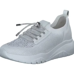 Gabor 63.455, Schnürschuhe, Damen, weiss (Glitter)