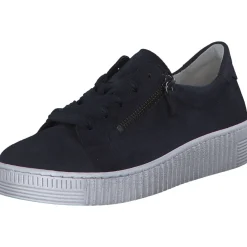 Gabor 43.334, Schnürschuhe, Damen, Blau - Marineblau