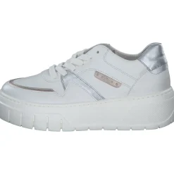 Gabor 63.223, Schnürschuhe, Damen, latte/puder/silber