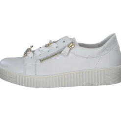 Gabor 63.339, Schnürschuhe, Damen, Weiß Beige