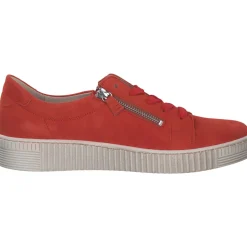 Gabor 43.334, Schnürschuhe, Damen, pumpkin (rot)