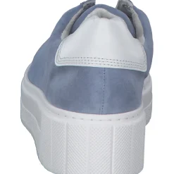 Gabor 46.410, Schnürschuhe, Damen, azur/weiss