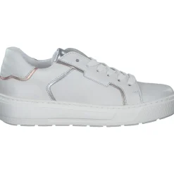 Gabor 63.210, Schnürschuhe, Damen, latte/silber/puder