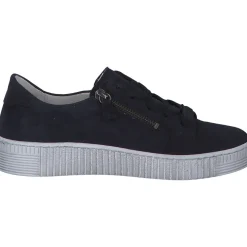 Gabor 43.334, Schnürschuhe, Damen, Blau - Marineblau