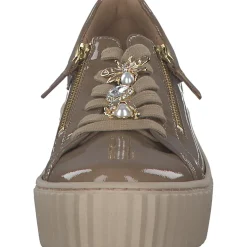 Gabor 53.201.92, Schnürschuhe, Damen, desert (gold)