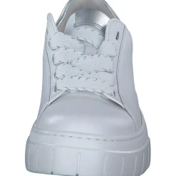 Gabor 63.222, Schnürschuhe, Damen, weiss/silber