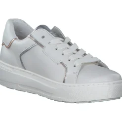 Gabor 63.210, Schnürschuhe, Damen, latte/silber/puder