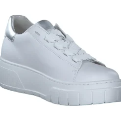 Gabor 63.222, Schnürschuhe, Damen, weiss/silber