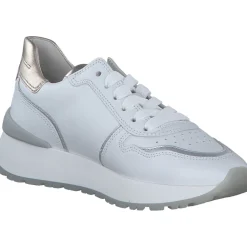 Gabor 63.490, Schnürschuhe, Damen, weiss/silber/puder