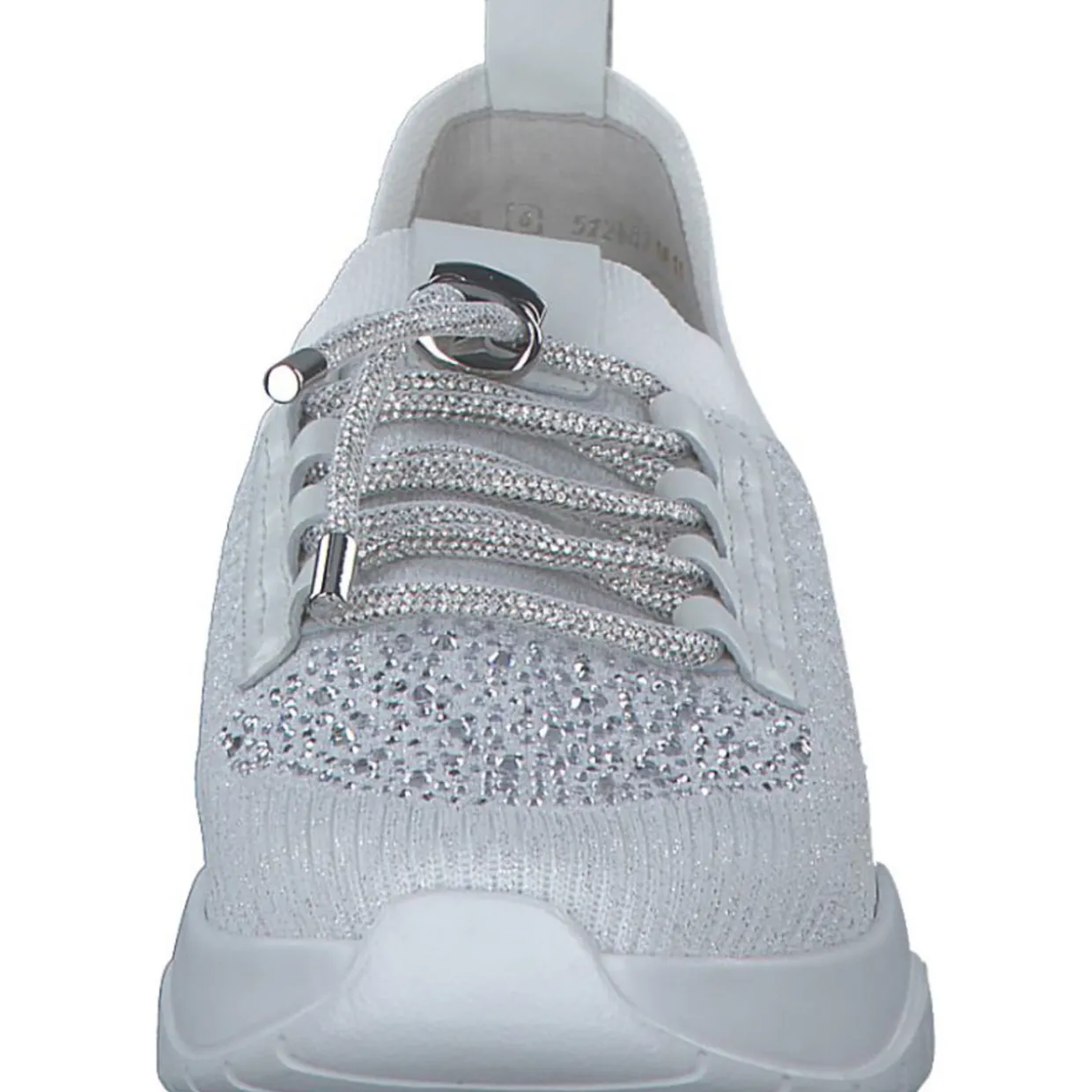 Gabor 63.455, Schnürschuhe, Damen, weiss (Glitter)