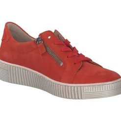 Gabor 43.334, Schnürschuhe, Damen, pumpkin (rot)