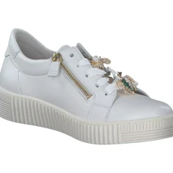 Gabor 63.339, Schnürschuhe, Damen, Weiß Beige