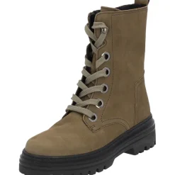 Gabor 91.721, Schnürstiefeletten, Damen, Grün (oliv)