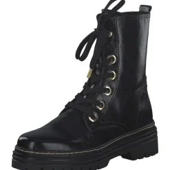 Gabor 71.721, Schnürstiefeletten, Damen, schwarz (gold)