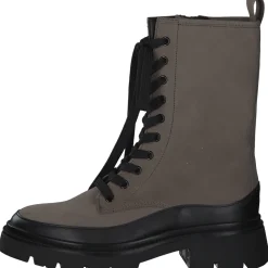 Gabor 91.831, Schnürstiefeletten, Damen, fango/schwarz