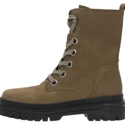 Gabor 91.721, Schnürstiefeletten, Damen, Grün (oliv)