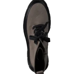 Gabor 91.831, Schnürstiefeletten, Damen, fango/schwarz