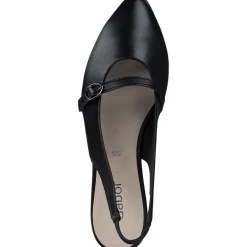 Gabor 61.530, Sling-Ballerinas, Damen, Schwarz
