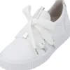 Gabor 63.333, Sneakers Low, Damen, Weiß (Weiss/Silber)