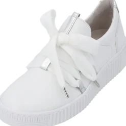 Gabor 63.333, Sneakers Low, Damen, Weiß (Weiss/Silber)