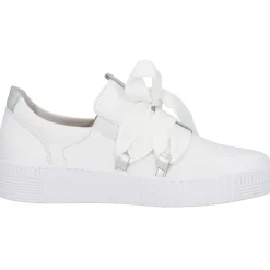 Gabor 63.333, Sneakers Low, Damen, Weiß (Weiss/Silber)