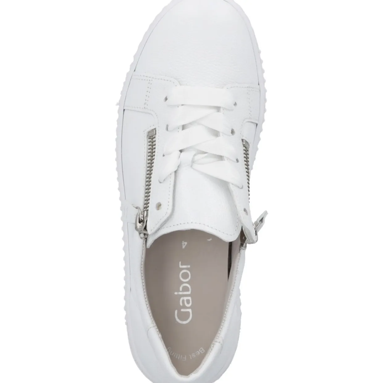 Gabor 63.334, Sneakers Low, Damen, Weiß (Weiss)