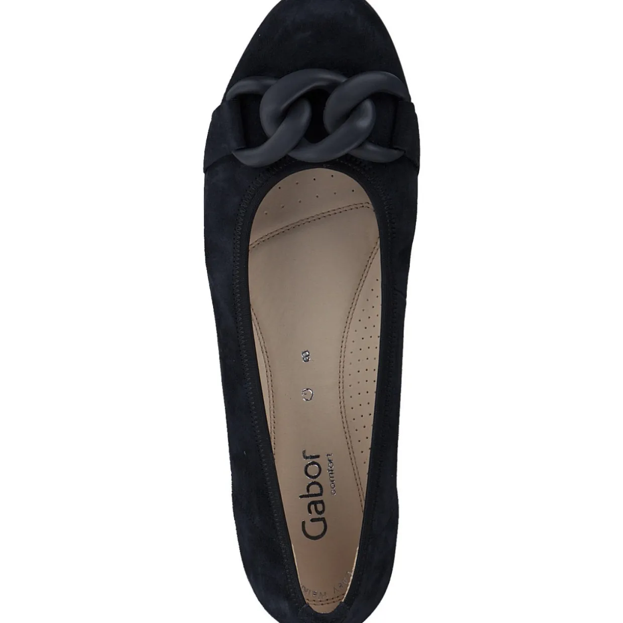 Gabor Comfort 42.625, Ballerinas, Damen, dark-blue (uni)