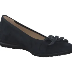 Gabor Comfort 42.625, Ballerinas, Damen, dark-blue (uni)