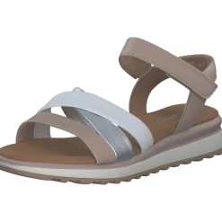 Gabor Comfort 62.844, Keilsandaletten, Damen, newrose/silb/weiss