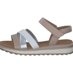 Gabor Comfort 62.844, Keilsandaletten, Damen, newrose/silb/weiss