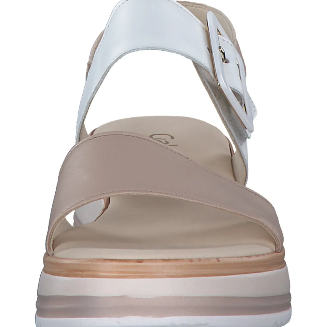 Gabor Comfort 42.744, Keilsandaletten, Damen, Beige