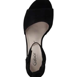 Gabor Comfort 42.902, Klassische Sandalen, Damen, Schwarz