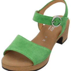 Gabor Comfort 42.071, Plateau-Sandaletten, Damen, Grün