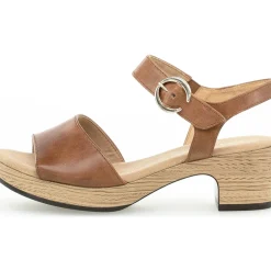 Gabor Comfort 42.071, Plateau-Sandaletten, Damen, camel (gold)camel (gold)