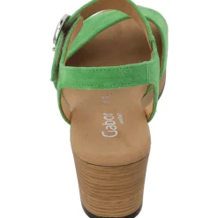 Gabor Comfort 42.071, Plateau-Sandaletten, Damen, Grün
