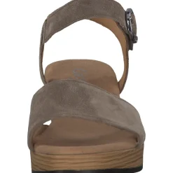 Gabor Comfort 22.071, Plateau-Sandaletten, Damen, sesamo