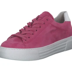 Gabor Comfort 26.460, Schnürschuhe, Damen, camelia/weiss