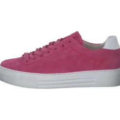 Gabor Comfort 26.460, Schnürschuhe, Damen, camelia/weiss