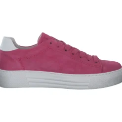 Gabor Comfort 26.460, Schnürschuhe, Damen, camelia/weiss