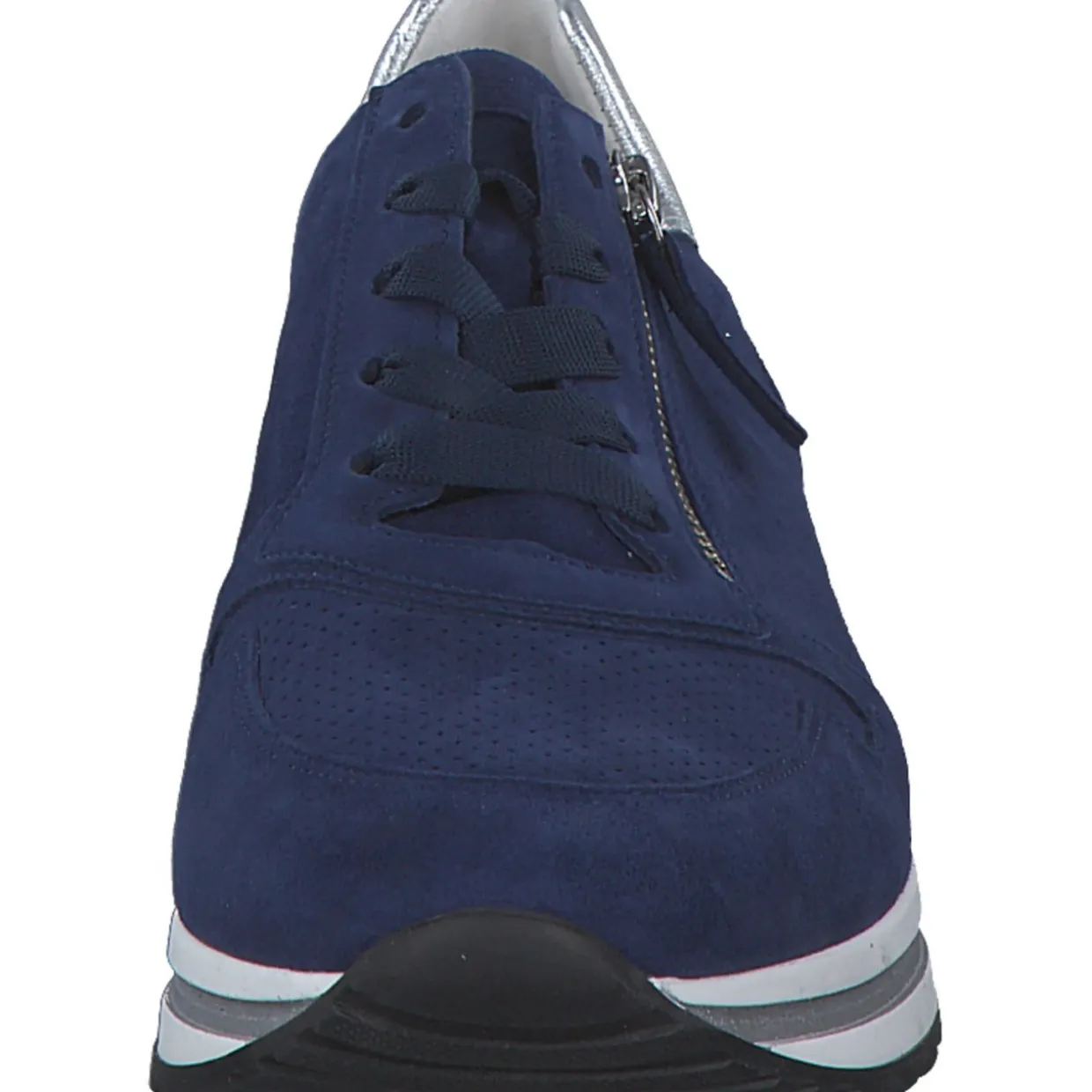 Gabor Comfort 46.528, Schnürschuhe, Damen, oceano/silber