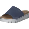 Gabor York 82.880, Plateau-Pantoletten, Damen, Blau