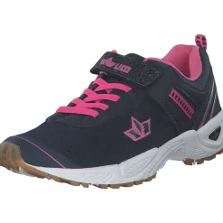 Geka Barney VS W, Sportliche Slipper, Kinder, marine/pink