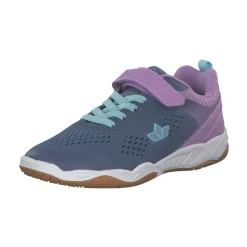 Geka Key VS W, Sportliche Slipper, Kinder, grau/lila/tuerkis