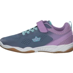 Geka Key VS W, Sportliche Slipper, Kinder, grau/lila/tuerkis