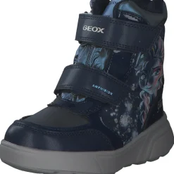 Geox J268AD, Stiefeletten (Kinder), Kinder, NAVY/PLATINUM