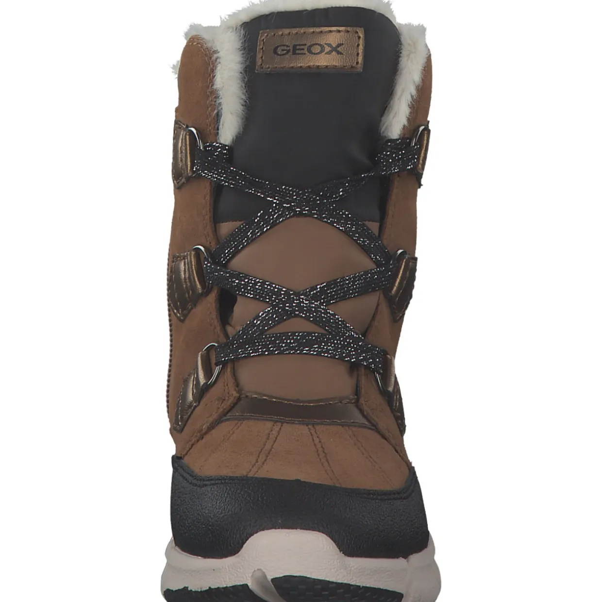 Geox J16APA, Winterstiefel, Kinder, Braun