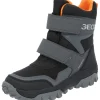 Geox J36FRC, Winterstiefel, Kinder, black/orange