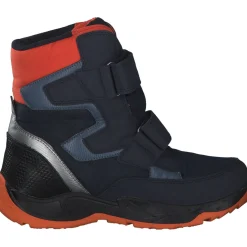 Geox J26FSB, Stiefeletten (Kinder), Kinder, NAVY/ORANGE